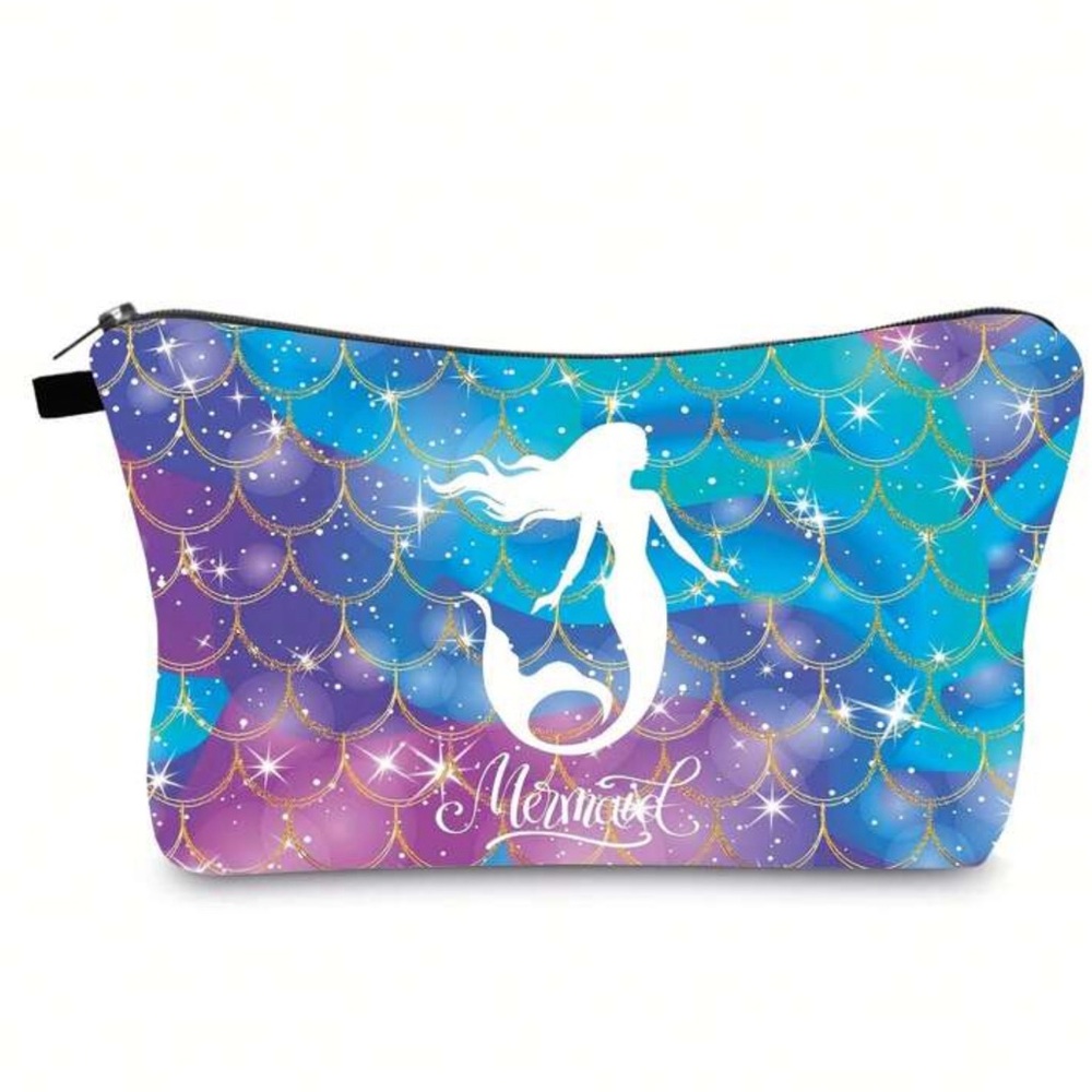 π§ββοΈMermaid Waterproof Makeup Bag, NWT - Picture 1 of 5